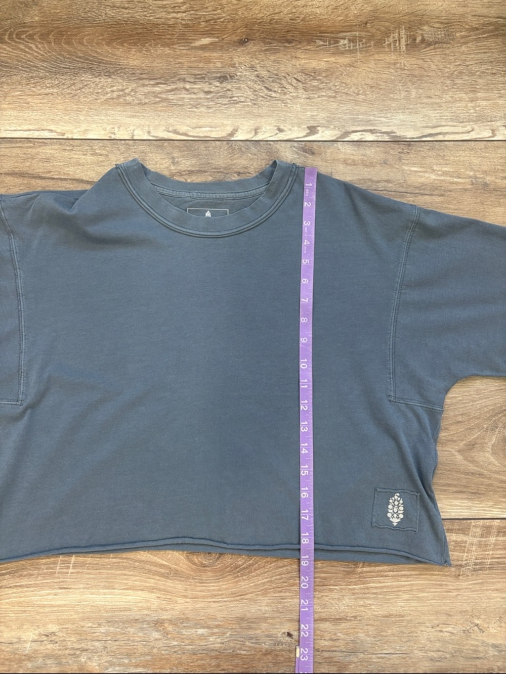 NWOT FP Movement Free People Inspire Tee Midnight Navy Blue XS - Picture 6 of 8